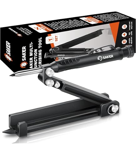 U Scribe Jig - Woodworking Jig and Tool,Furniture Fitting, Cabinet Installation, Toe Kicking Tools for Woodworking