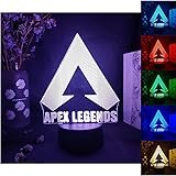 Apex ナイトライト ベッドサイドランプ テーブルランプ ブラハ レイス オクタン エーペックス レジェンズ キャラクター グッズ 調光調色 寝室用 装飾 常夜灯 ゲーム 学生 彼氏 誕生日 バースデー プレゼント ギフト