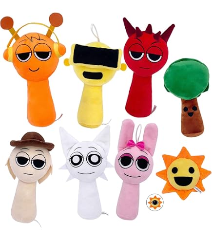 ぬいぐるみ8個セット Amazon.co.jp: スプランキー ぬいぐるみ ドール 人形 歌 うモンスター