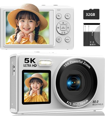Amazon.co.jp: デジカメ5K スマホに送れる デジタルカメラ WIFI転送