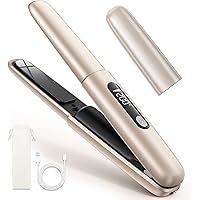 ヘアアイロン 2021 国内・海外兼用 コードレス ヘアアイロン ストレート 耐熱ポーチ付き