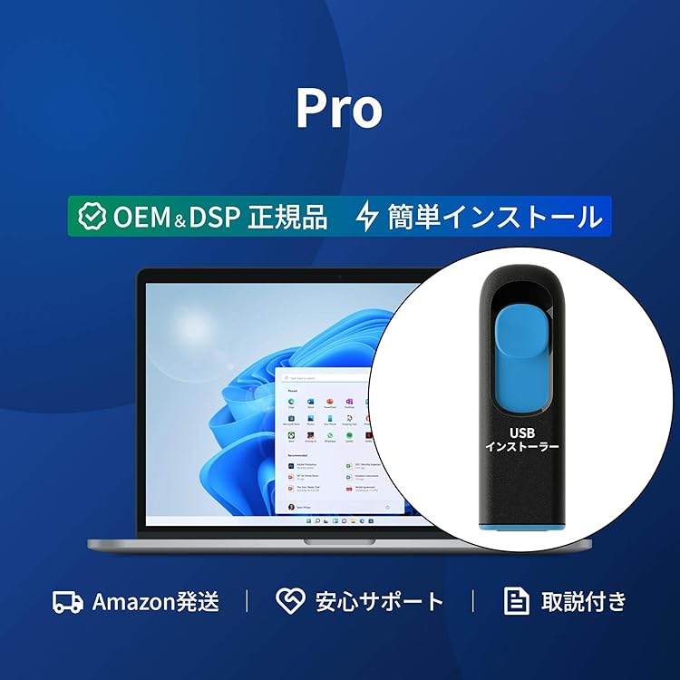 Amazon | 【Windows11 Pro】正規 DSPライセンス日本語版 (インストール
