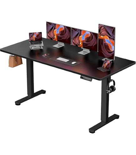 Amazon | AODK 昇降デスク 電動 昇降式デスク 幅140 ゲーミングデスク