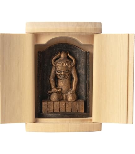 Amazon｜《五徳山 水澤寺 開眼供養済み》是空 十三仏 厨子入りの仏像