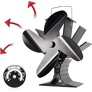 [令和最新版] ストーブファン Signstekエコストーブファン 火力熱炉ファン 薪ストーブファン 4ブレード 石油ス…