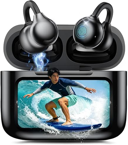 Amazon.co.jp: イヤーカフ型 イヤホン】空気伝導イヤホン 骨伝導
