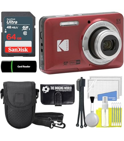 Amazon | Kodak PIXPRO FZ55 16MP ブルーデジタルカメラ、5倍