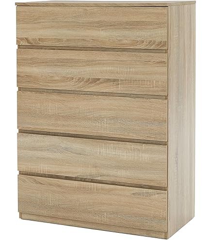 Amazon｜チェスト タンス スライドレールでスムーズ開閉 引き出し 木製