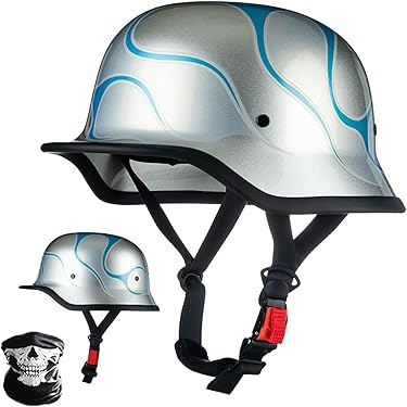 超軽量 ハーレー 半キャップヘルメット ハーフヘルメット 新品　シルバーミラー 超軽量 ハーレー 半キャップヘルメット ハーフヘルメット 新品