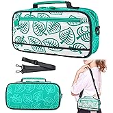 Switch 有機ELモデル対応 スイッチ 専用ケース ショルダーバッグ 持ち運び キャリングケース ゲームカード収納 アクセサリーポーチ 肩紐付き2way