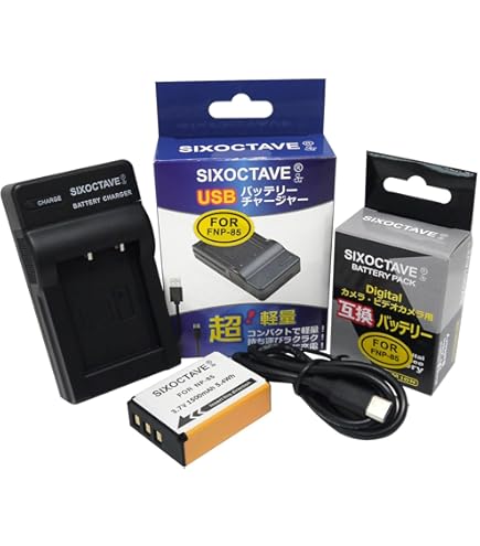 Amazon | NinoLite NP-85 互換 バッテリー 2個セット Fuji フジ