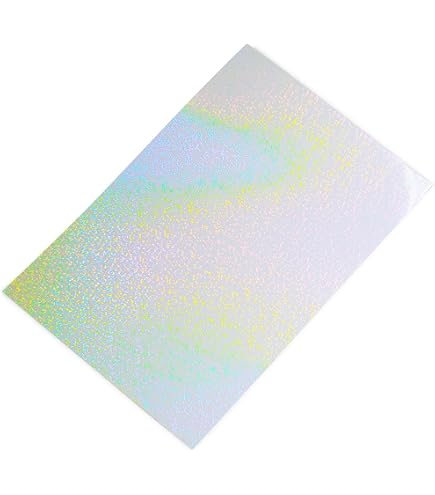 Amazon.co.jp: 透明スター星柄 クリアホログラムシート 約A4サイズ 約