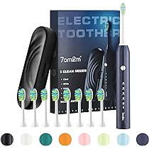 Amazon.co.jp: 7am2m 電動歯ブラシ 超音波歯ブラシ ソニック
