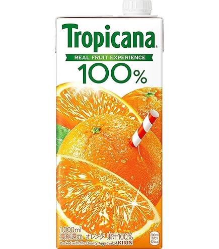 Amazon.co.jp: トロピカーナ 100% オレンジ 1000ml LLスリム ×6本