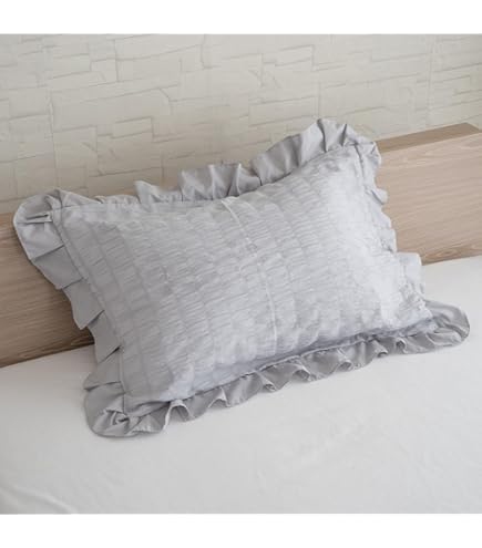 【Francfranc 】リリア　4枚セットH2000×W1000 グレー Amazon｜Francfranc フランフラン リリア まくらカバー グレー｜枕