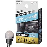 カーメイト(CARMATE) ライセンスランプ LED GIGA T10 5000K(上品な白色光) 100lm 車検対応 ハイブリッド車・アイドリングストップ車対応 1個入り BW152