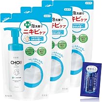 Amazon | 肌美精 CHOI 薬用 泡洗顔 ニキビケア 詰め替え 140ml×3