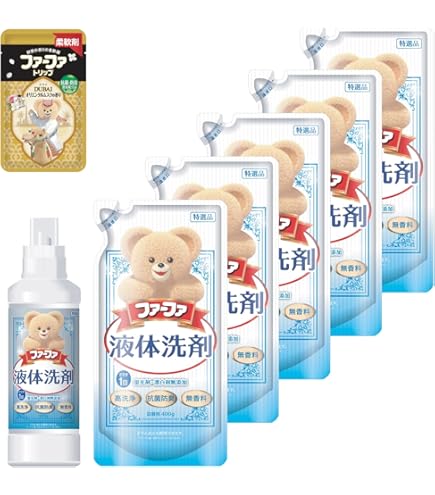 Amazon | ファーファ 洗濯用 液体 洗剤 香り ひきたつ 無香料 詰替
