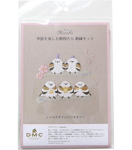 Amazon | piece ピース chicchiさんの動物刺繍キット-やわらぎの花々と