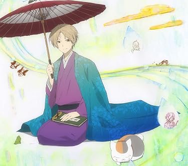 2024秋アニメ - 着物姿の夏目貴志とニャンコ先生