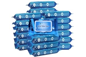 Omah 40pcs X 30 packs native wood pulp Baby care Pure Water Anti-Bacterial Moist Toilet Paper Can Direct Flush Toilet Paper Wipes Portable Cleaning Sanitary Thickened And Soft Wet Toilet Tissue