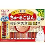 Amazon.co.jp: チャオ (CIAO) ちゅ~るごはん まぐろバラエティ 14g×40
