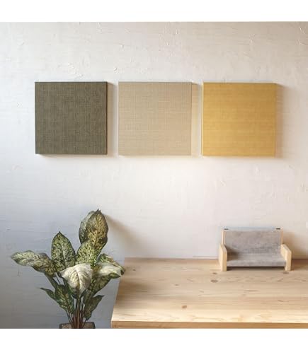 Amazon.co.jp: ファブリックパネル leaf アート モダン 30×30cm 3枚