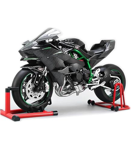 今月のみ特価！新品　1/6　バイク完成品　アクションフィギュア　ブラック Amazon.co.jp: カワサキに適合 ニンジャZX-10R 1:12 頑丈な機関車の