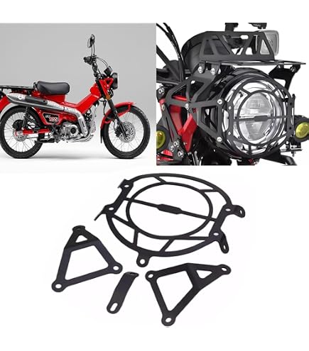 Amazon | Diabolus ホンダハンターカブCT125用ヘッドライトガード CT30