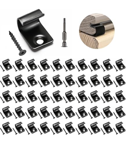 YYL Composite Decking Screws – #10 X 2-3/4" Star Drive Torx 20, Type 17 Slot Point, 1500-Hour Corrosion Coating, 75-Pack With Free Driver Bit (Dark Gray)