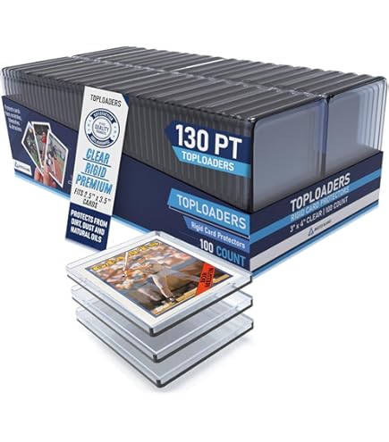 Amazon.co.jp: 3インチ x 4インチ 超厚手 130ポイント トップローダー