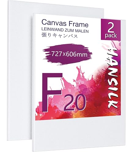 Amazon.co.jp: クレサンジャパン KF綿化繊混紡 張キャンバス ホワイト