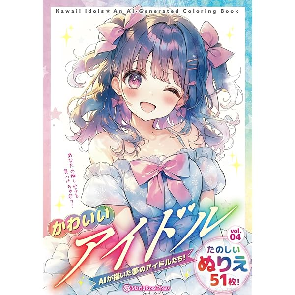 Amazon.co.jp: かわいいアイドル たのしいぬりえ51枚 vol.03：Kawaii
