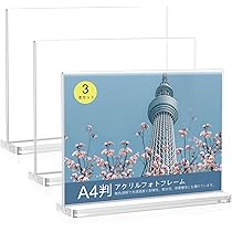 透明アクリルスタンド Amazon | キングヤ L型 ショーカード 立て アクリル スタンド