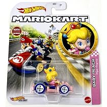 Hot Wheels Mario Kart - Coche Rosalina Birthday Girl 1/64, Juguete De Metal Para Colección Y Carreras