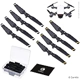 CamKix 付替プロペラDJI Spark-2セット(8ブレード)-便利な収納ボックス付き-クイックリリース折りたたみ式ウィング-飛行テスト済みデザイン-DJI Spark Droneに欠かせないアクセサリ