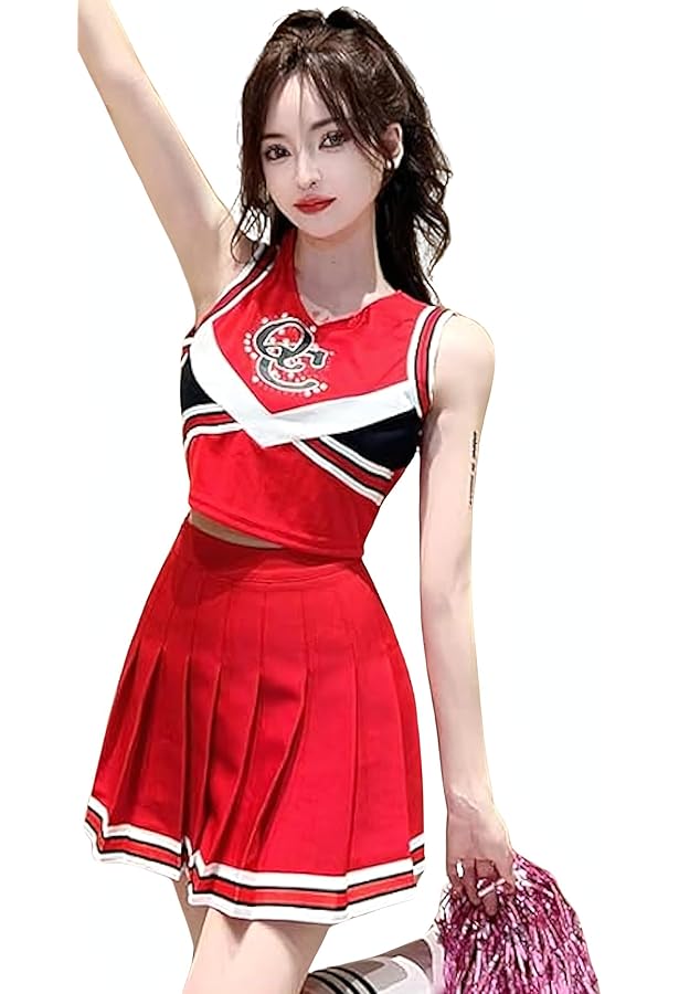 Amazon.co.jp: [Lady Lazy] [レディレイジー] チアガール コスプレ