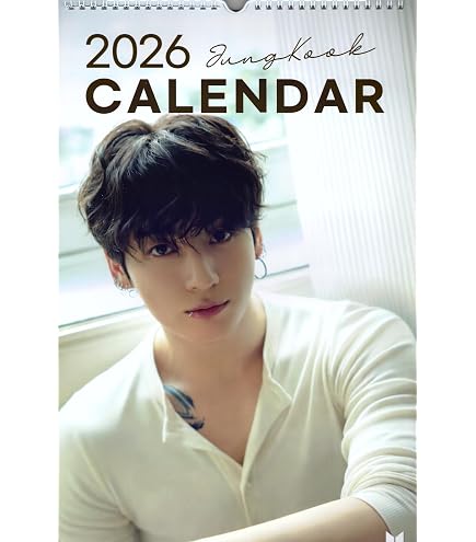 Amazon.co.jp: Jungkook Goods Desktop Calendar (Photo Collection