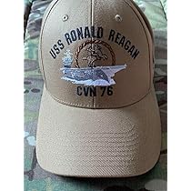 米海軍 USS (CVN-76) 原子力空母ロナルド・レーガン キャップ