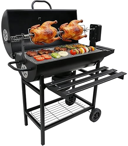 Amazon.co.jp: バーベキューコンロ 2か所同時に焼き分け可能 温度計