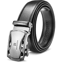 Leather Ratchet Dress Belt 