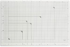 プラス カッターマット カッティングマット 両面 A3 300×450mm ライトグレー CS-A3 48-583