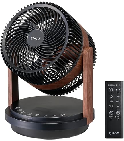 Amazon | [2024年モデル] 3DパワフルDCサーキュレーター グレー QS406