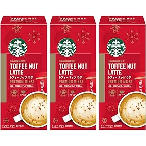 ネスレ スターバックス プレミアムミックス トフィーナッツラテ 4P ×3箱 インスタント(スティック)