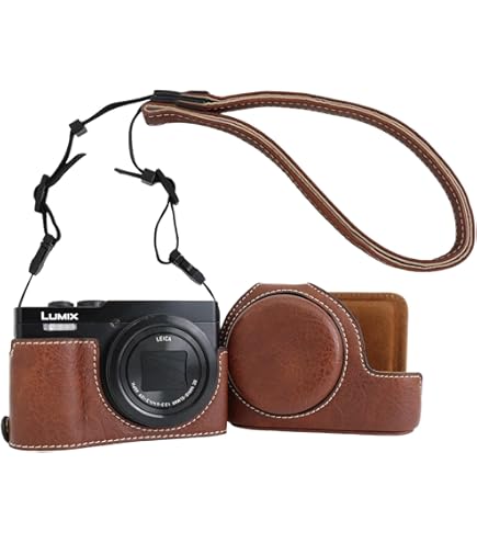 Amazon.co.jp: パナソニック LUMIX ソフトケース DMC-TZ85用 ブラウン