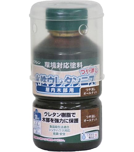 Amazon | 和信ペイント(Washi Paint) 水性ウレタンニス オールナット