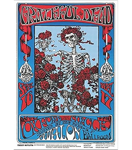 希少 レア grateful dead ポスター グレイトフルデッド