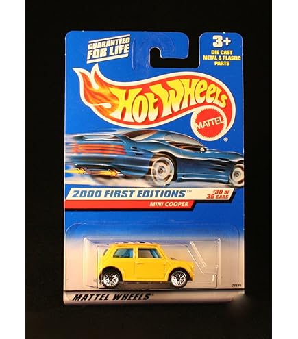 Hot Wheels 1/64 Morris Mini Amovible - Toit Ouvrant Lock/Unlock - Vert - Occasion