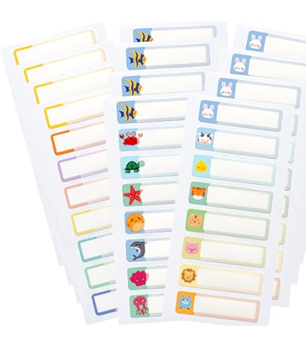 APLI Kids 19017 School Labels, Planets, Ideal For Identifying Books And Objects, 3 Different Designs, 9 Labels - View #8