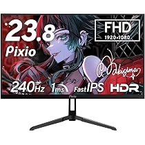 Amazon.co.jp: Pixio ゲーミングモニター PX249Wave ブラック 24インチ